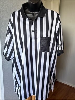 Foot Locker Employee Striped Polo Shirt Sz L